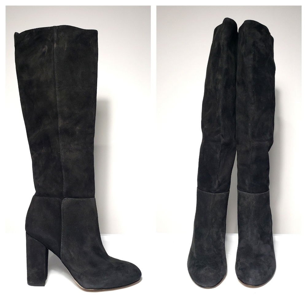 SAM EDELMAN Caprice Knee High Suede Boots